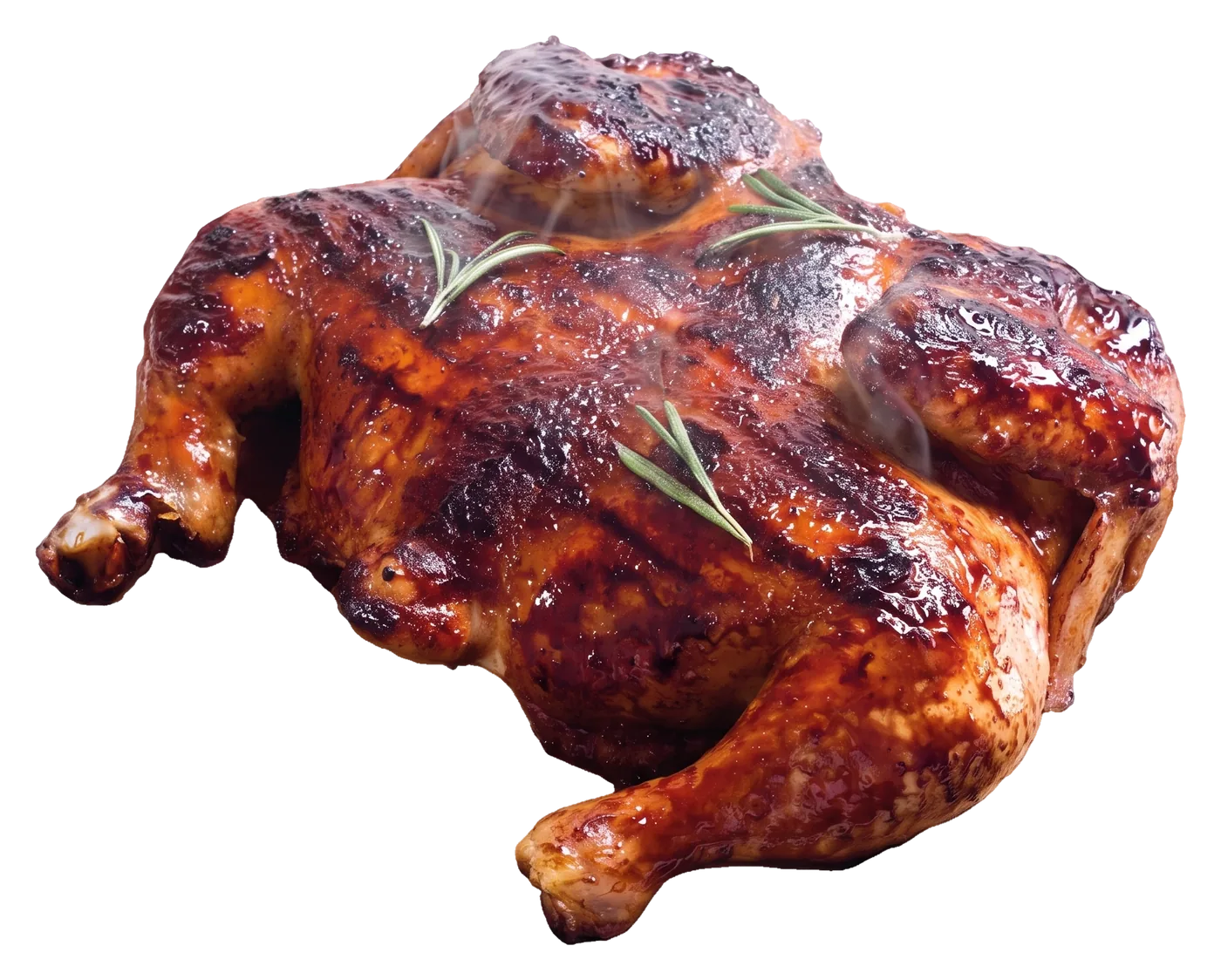 Hähnchen vom Holzkohlegrill